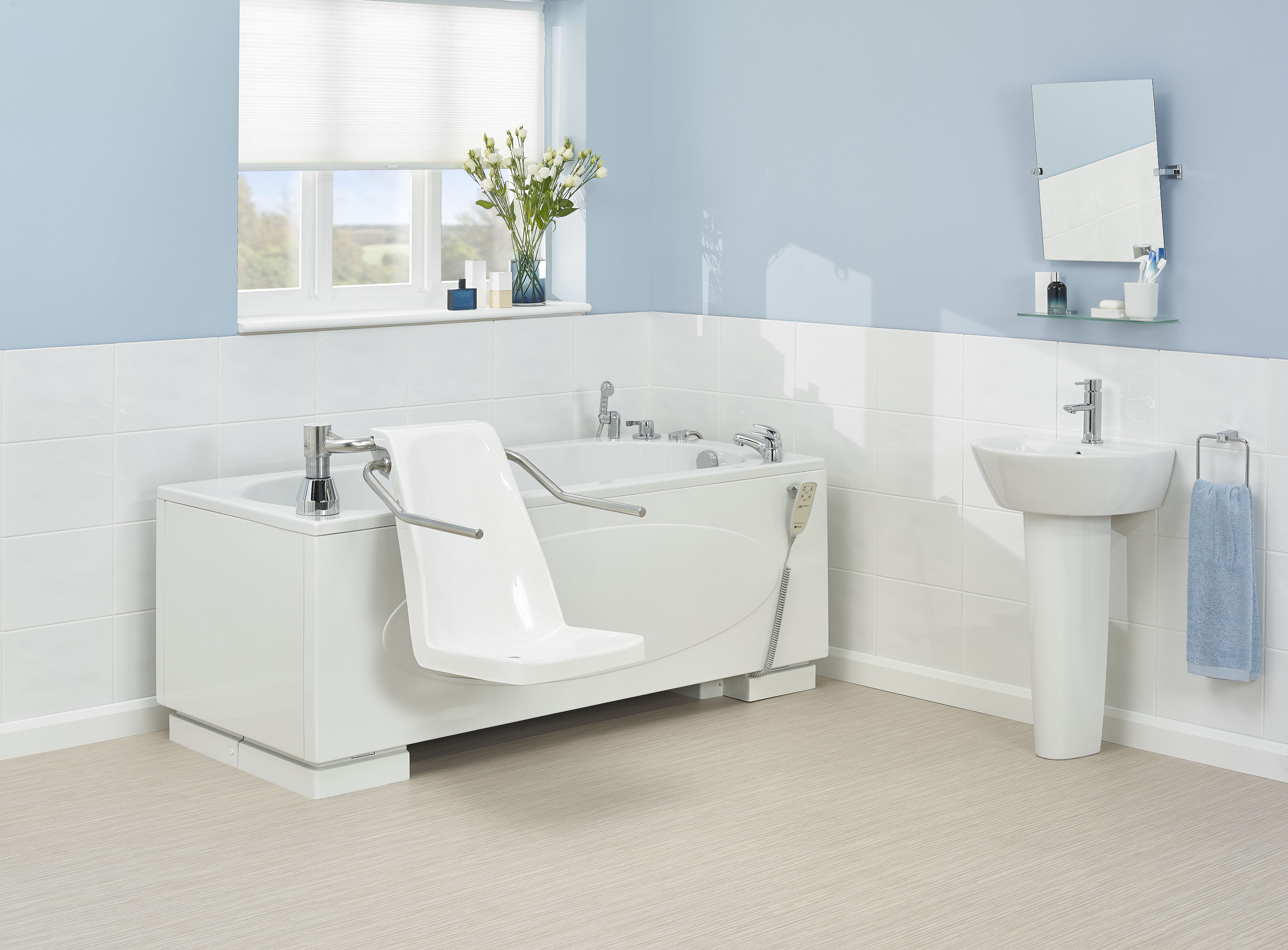 Power Seat Disabled Baths Scorpio 1800 Bath Abacus