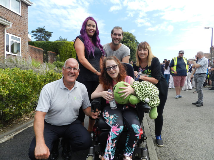 David Bertorelli and Lane family DIY-SOS Reveal Day