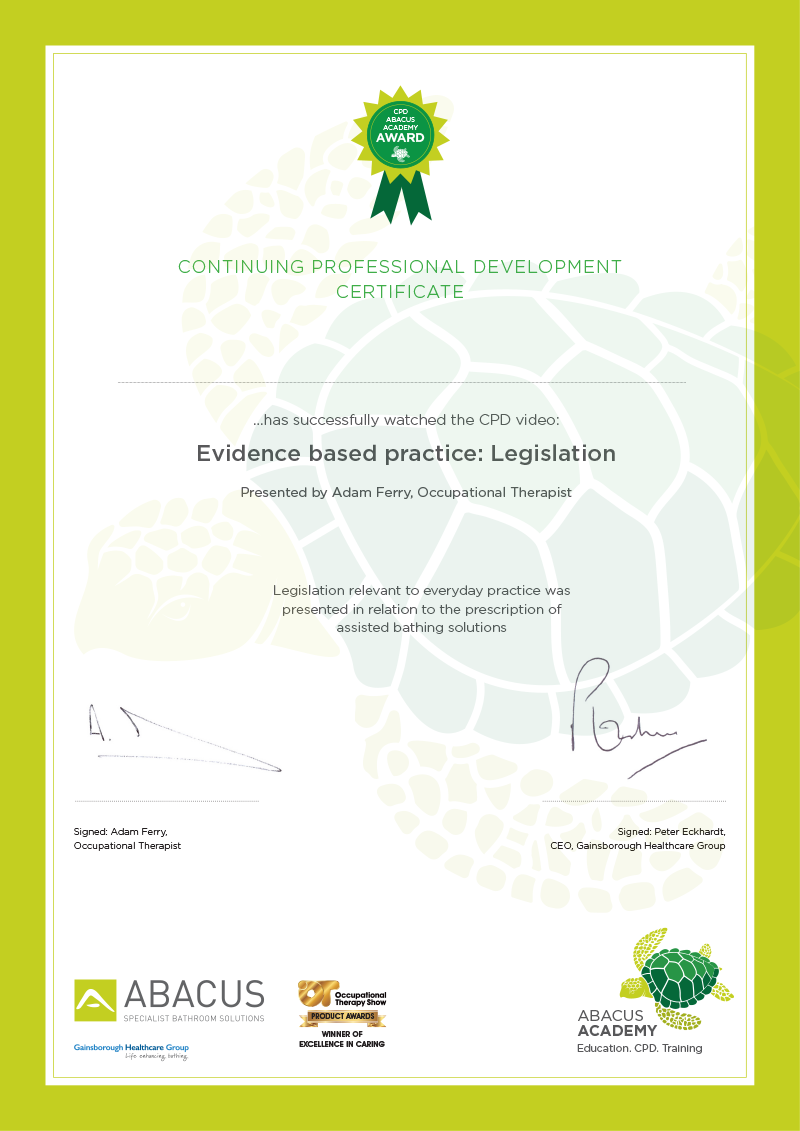 CPD certificate