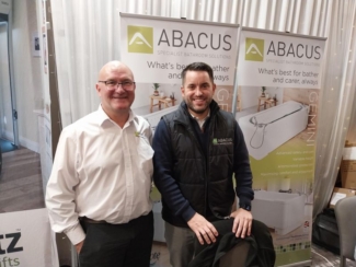 Abacus sales team at Champions Roadshow