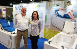 Abacus sales team at Kidz Middle exhibition stand